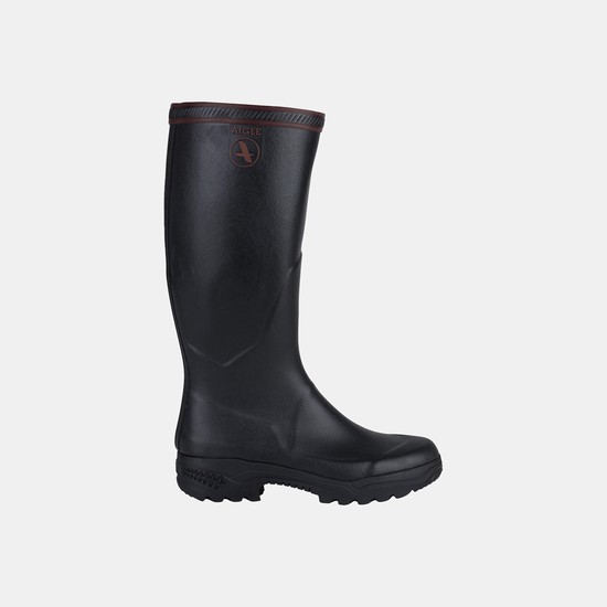 Aigle Anti-fatigue Rain Boots Men Black ZA-85930